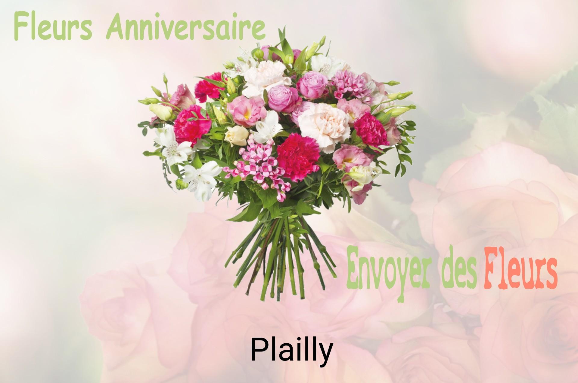 Bouquet de fleurs d’anniversaire livré à Plailly