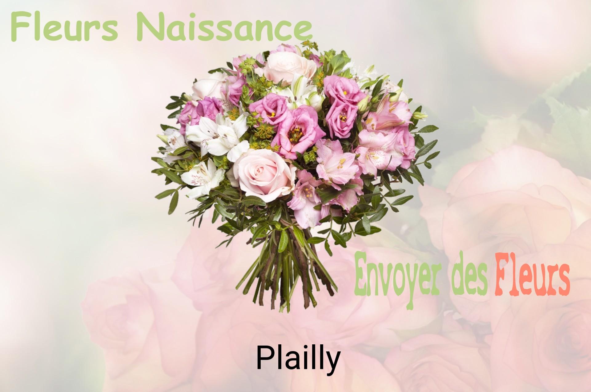 Bouquet de fleurs de naissance livré à Plailly